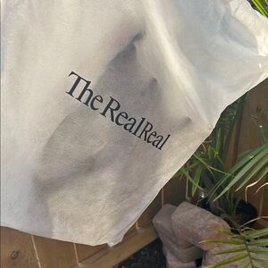 The RealReal White Dust Bag